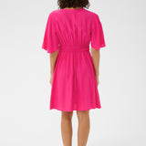 KAsirenaa Short Dress - Hot Pink-Casual Dresses- Hometown Style HTS, women's in store and online boutique located in Ingersoll, Ontario