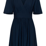 KAsirenaa Short Dress - Midnight Marine-Casual Dresses- Hometown Style HTS, women's in store and online boutique located in Ingersoll, Ontario