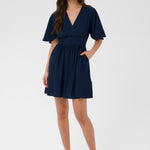 KAsirenaa Short Dress - Midnight Marine-Casual Dresses- Hometown Style HTS, women's in store and online boutique located in Ingersoll, Ontario