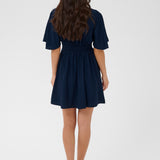 KAsirenaa Short Dress - Midnight Marine-Casual Dresses- Hometown Style HTS, women's in store and online boutique located in Ingersoll, Ontario