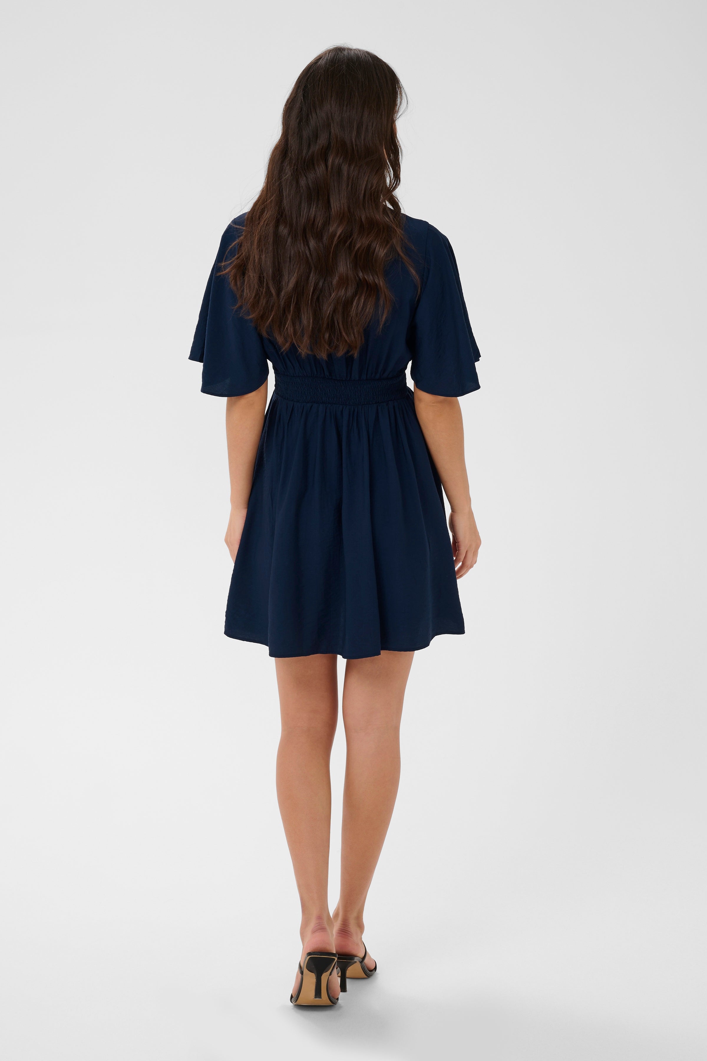 KAsirenaa Short Dress - Midnight Marine-Casual Dresses- Hometown Style HTS, women's in store and online boutique located in Ingersoll, Ontario
