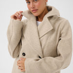 KASaturn Short Jacket - Beige Smoke-Coat & Jackets- Hometown Style HTS, women's in store and online boutique located in Ingersoll, Ontario