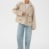 KASaturn Short Jacket - Beige Smoke-Coat & Jackets- Hometown Style HTS, women's in store and online boutique located in Ingersoll, Ontario