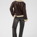 KAarabella Jacket - Coffee Bean-Coat & Jackets- Hometown Style HTS, women's in store and online boutique located in Ingersoll, Ontario