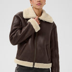 KAarabella Jacket - Coffee Bean-Coat & Jackets- Hometown Style HTS, women's in store and online boutique located in Ingersoll, Ontario