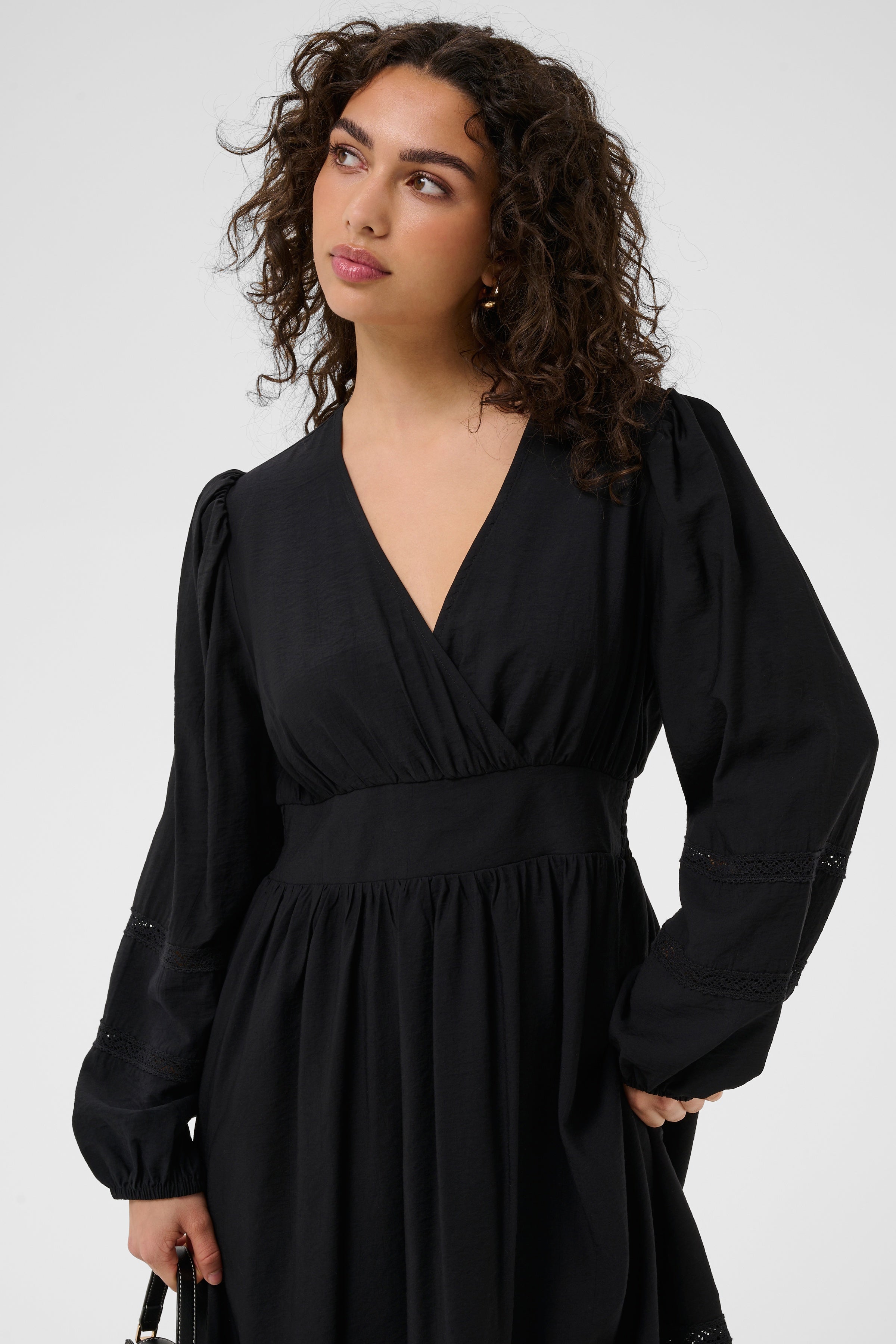 KAhaily Dress - Black Deep-Casual Dresses- Hometown Style HTS, women's in store and online boutique located in Ingersoll, Ontario