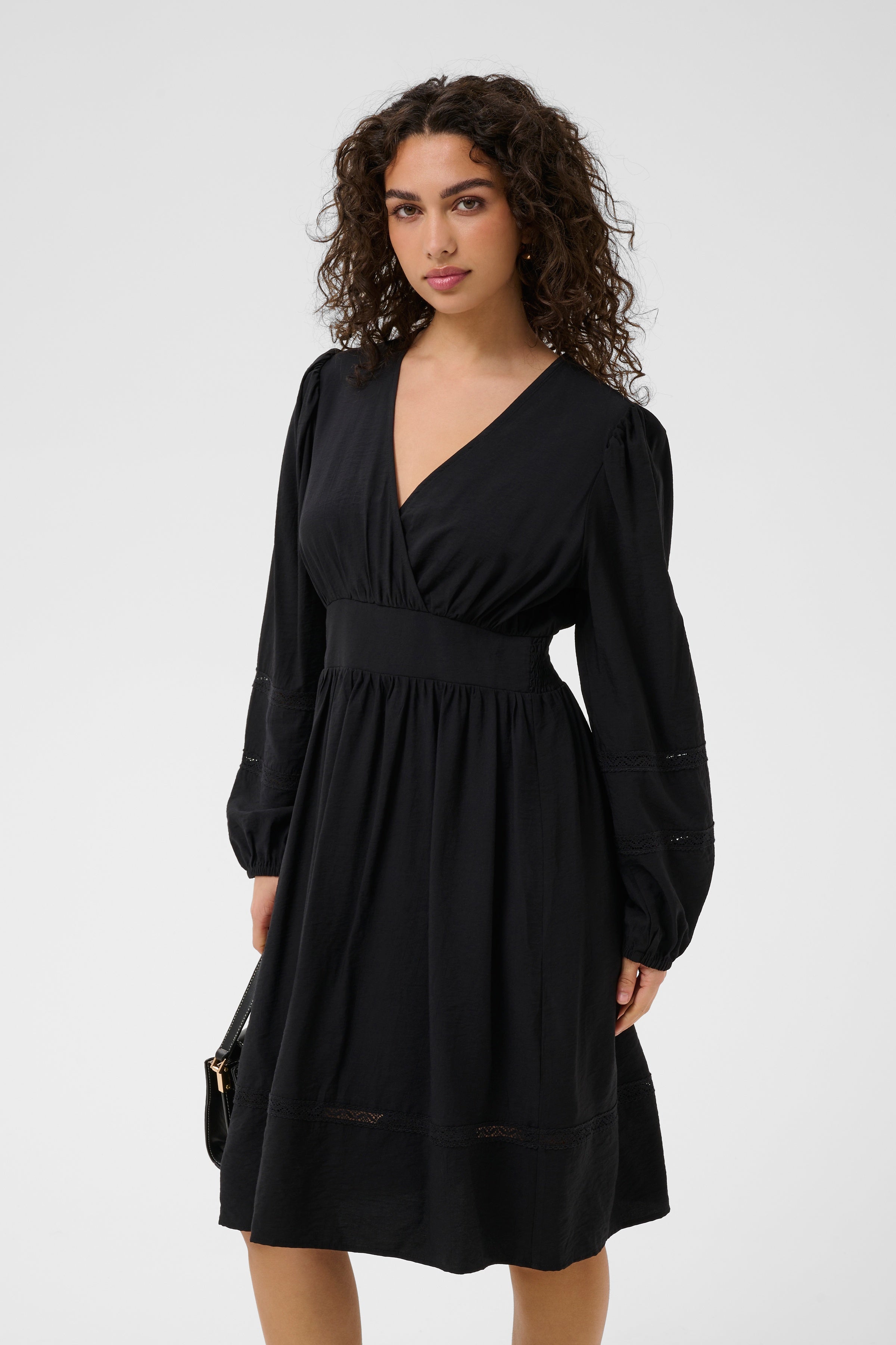 KAhaily Dress - Black Deep-Casual Dresses- Hometown Style HTS, women's in store and online boutique located in Ingersoll, Ontario
