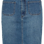 KAkarla Denim Skirt-Bottoms- Hometown Style HTS, women's in store and online boutique located in Ingersoll, Ontario