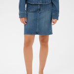 KAkarla Denim Skirt-Bottoms- Hometown Style HTS, women's in store and online boutique located in Ingersoll, Ontario