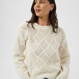 KAgeorgia Knit Pullover - Whisper White-Sweaters and Cardigans- Hometown Style HTS, women's in store and online boutique located in Ingersoll, Ontario