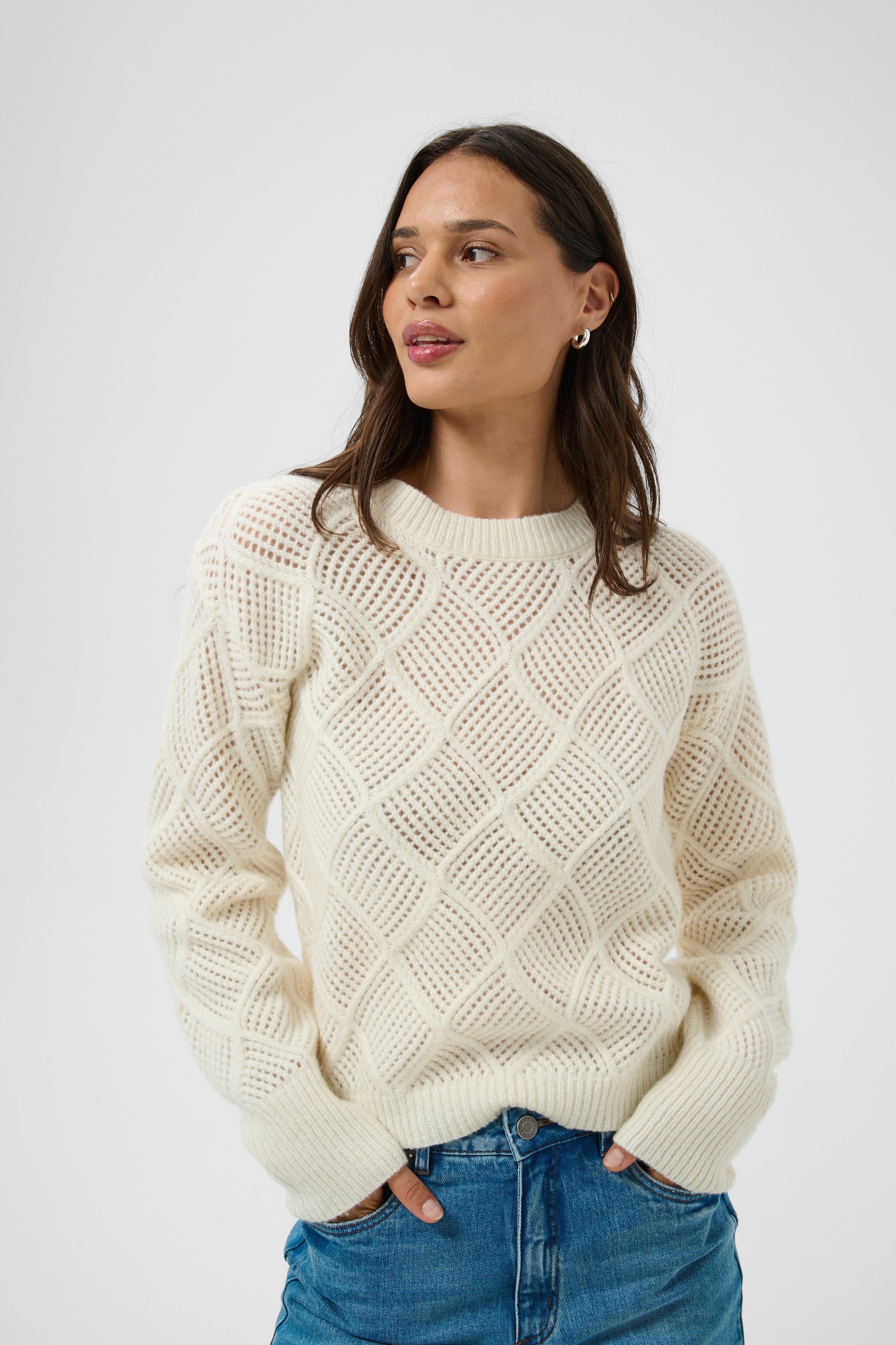 KAgeorgia Knit Pullover - Whisper White-Sweaters and Cardigans- Hometown Style HTS, women's in store and online boutique located in Ingersoll, Ontario