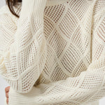 KAgeorgia Knit Pullover - Whisper White-Sweaters and Cardigans- Hometown Style HTS, women's in store and online boutique located in Ingersoll, Ontario
