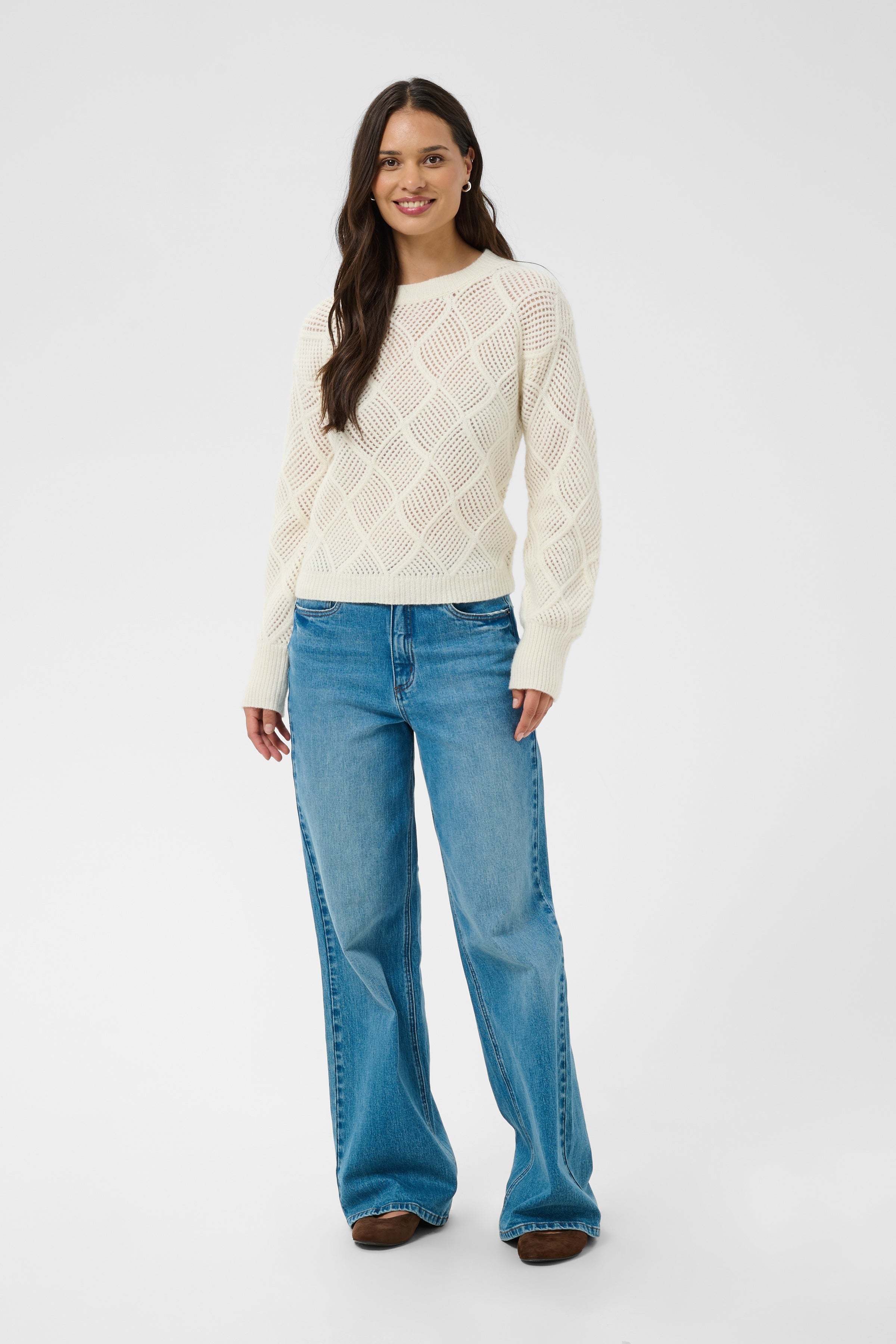KAgeorgia Knit Pullover - Whisper White-Sweaters and Cardigans- Hometown Style HTS, women's in store and online boutique located in Ingersoll, Ontario