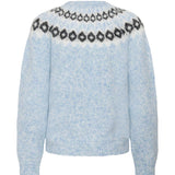 KABerta Pullover - Light Blue-Sweaters and Cardigans- Hometown Style HTS, women's in store and online boutique located in Ingersoll, Ontario