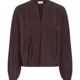 KAgalina Blouse - Fudge-Blouses- Hometown Style HTS, women's in store and online boutique located in Ingersoll, Ontario