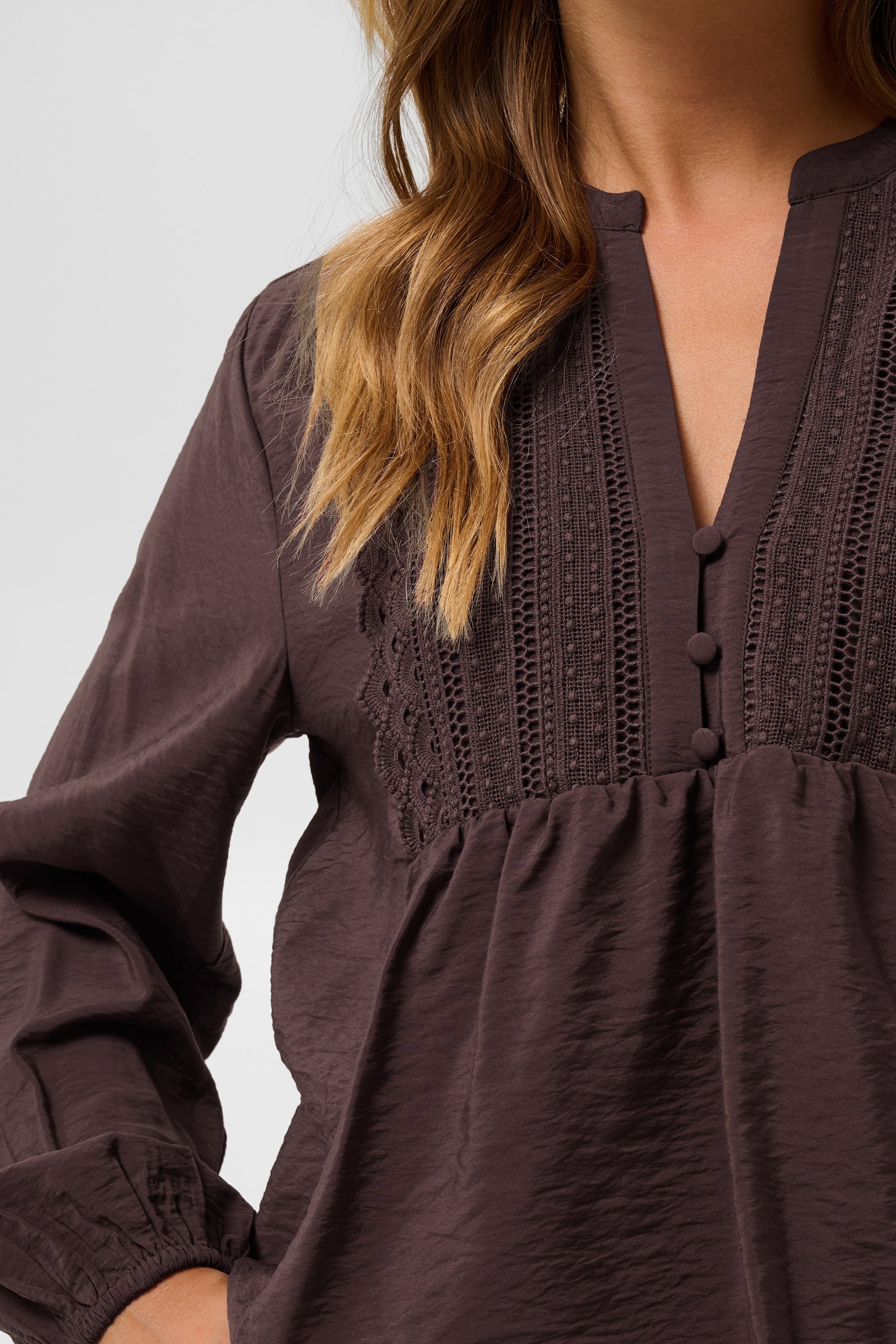 KAgalina Blouse - Fudge-Blouses- Hometown Style HTS, women's in store and online boutique located in Ingersoll, Ontario