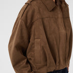 KAgalilea suedette Jacket - Carafe-Coat & Jackets- Hometown Style HTS, women's in store and online boutique located in Ingersoll, Ontario