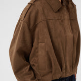 KAgalilea suedette Jacket - Carafe-Coat & Jackets- Hometown Style HTS, women's in store and online boutique located in Ingersoll, Ontario
