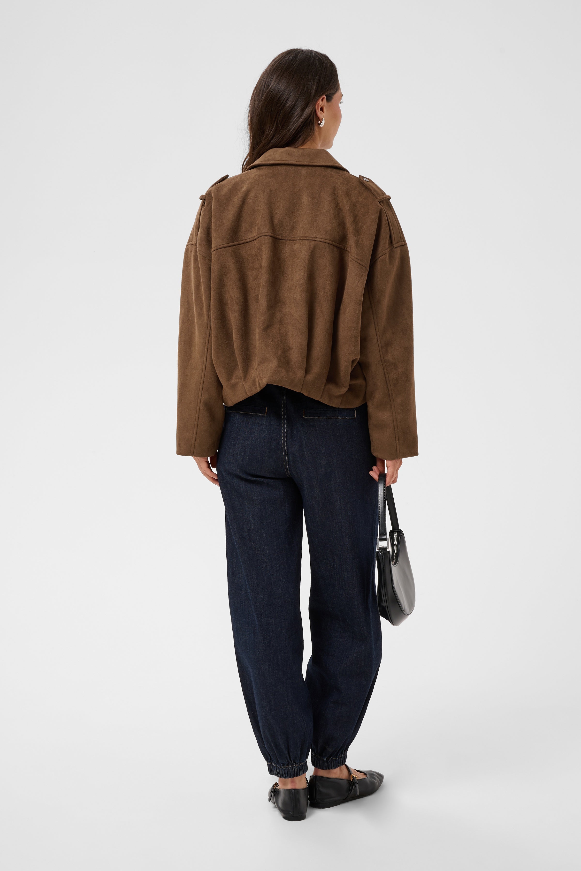 KAgalilea suedette Jacket - Carafe-Coat & Jackets- Hometown Style HTS, women's in store and online boutique located in Ingersoll, Ontario