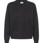 KAloana Knit Pullover - Dark Grey-Sweaters and Cardigans- Hometown Style HTS, women's in store and online boutique located in Ingersoll, Ontario