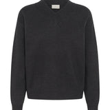 KAloana Knit Pullover - Dark Grey-Sweaters and Cardigans- Hometown Style HTS, women's in store and online boutique located in Ingersoll, Ontario