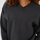 KAloana Knit Pullover - Dark Grey-Sweaters and Cardigans- Hometown Style HTS, women's in store and online boutique located in Ingersoll, Ontario