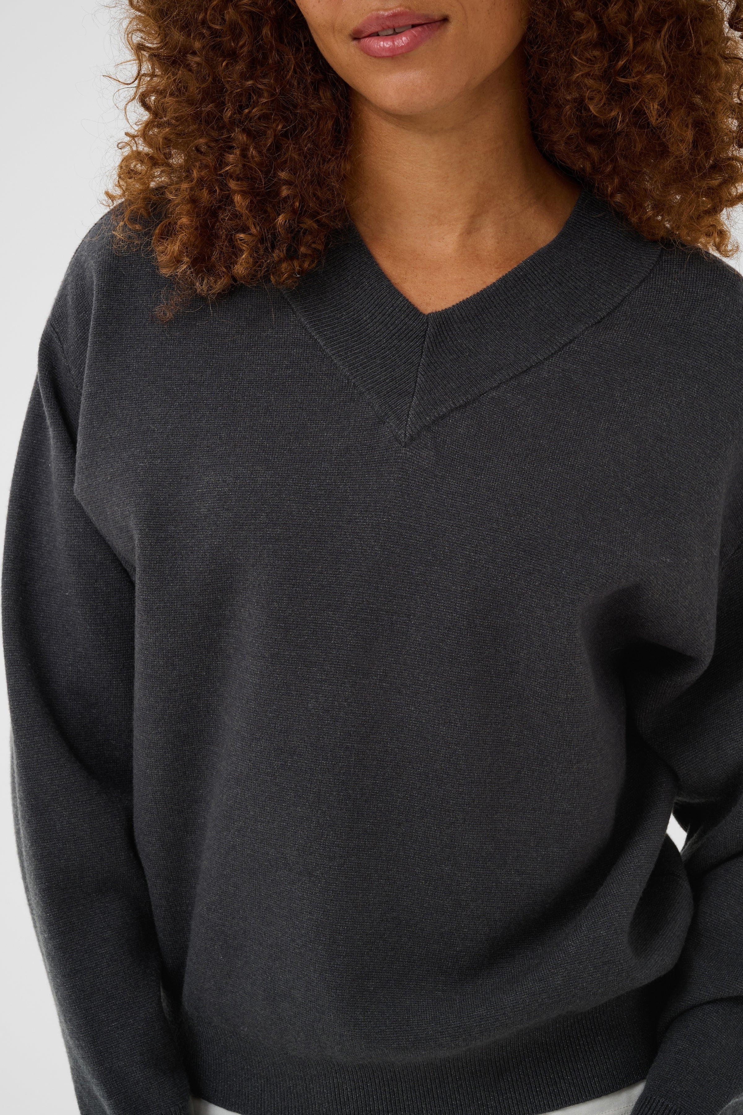 KAloana Knit Pullover - Dark Grey-Sweaters and Cardigans- Hometown Style HTS, women's in store and online boutique located in Ingersoll, Ontario