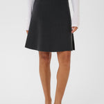 KAloana Knit Skirt - Dark Grey-Bottoms- Hometown Style HTS, women's in store and online boutique located in Ingersoll, Ontario