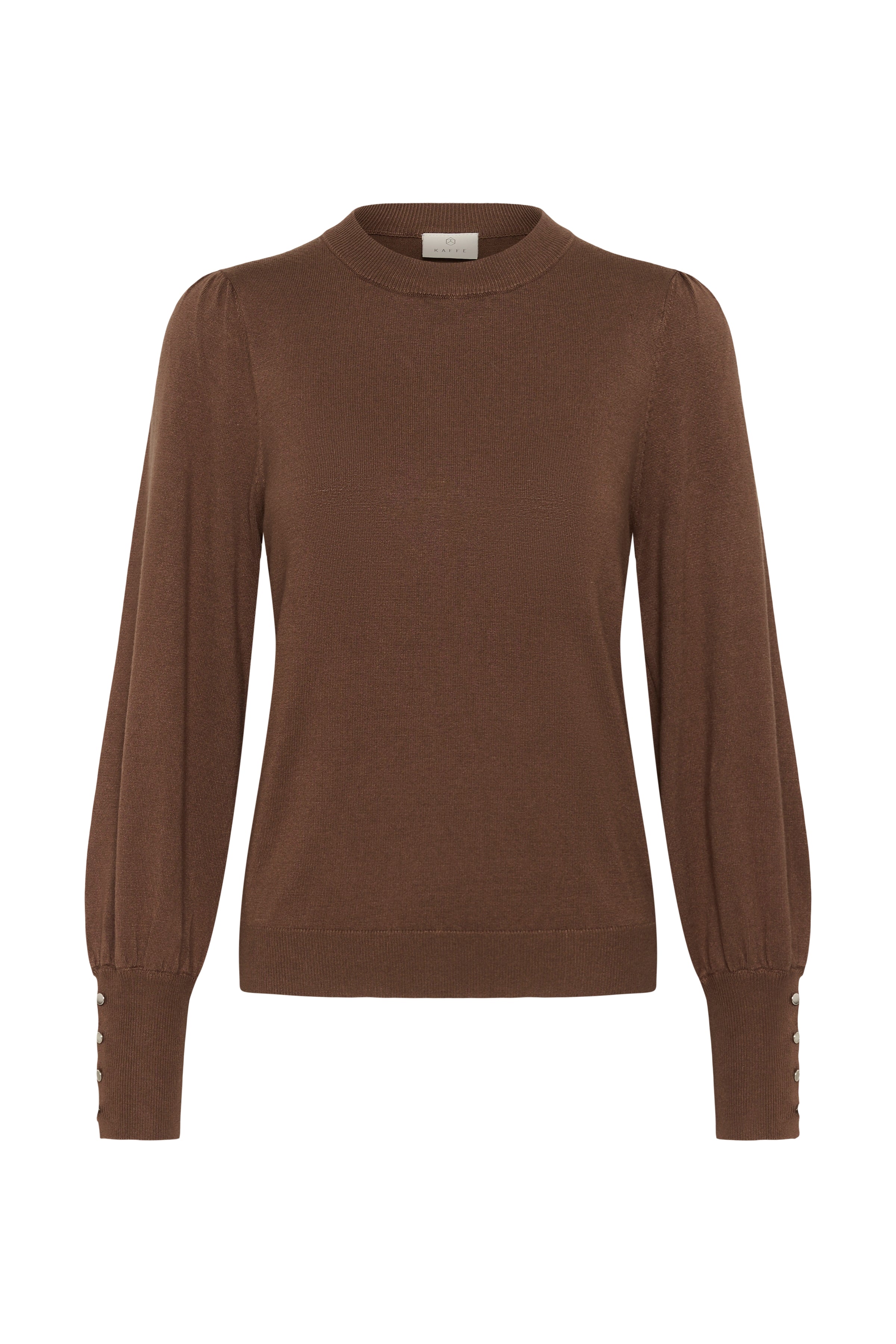 KALizza Round Neck Pullover Buttons - Carafe-Casual Tops- Hometown Style HTS, women's in store and online boutique located in Ingersoll, Ontario