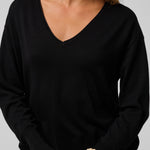 KALizza Mai Pullover - Deep Black-Casual Tops- Hometown Style HTS, women's in store and online boutique located in Ingersoll, Ontario