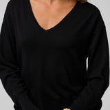 KALizza Mai Pullover - Deep Black-Casual Tops- Hometown Style HTS, women's in store and online boutique located in Ingersoll, Ontario