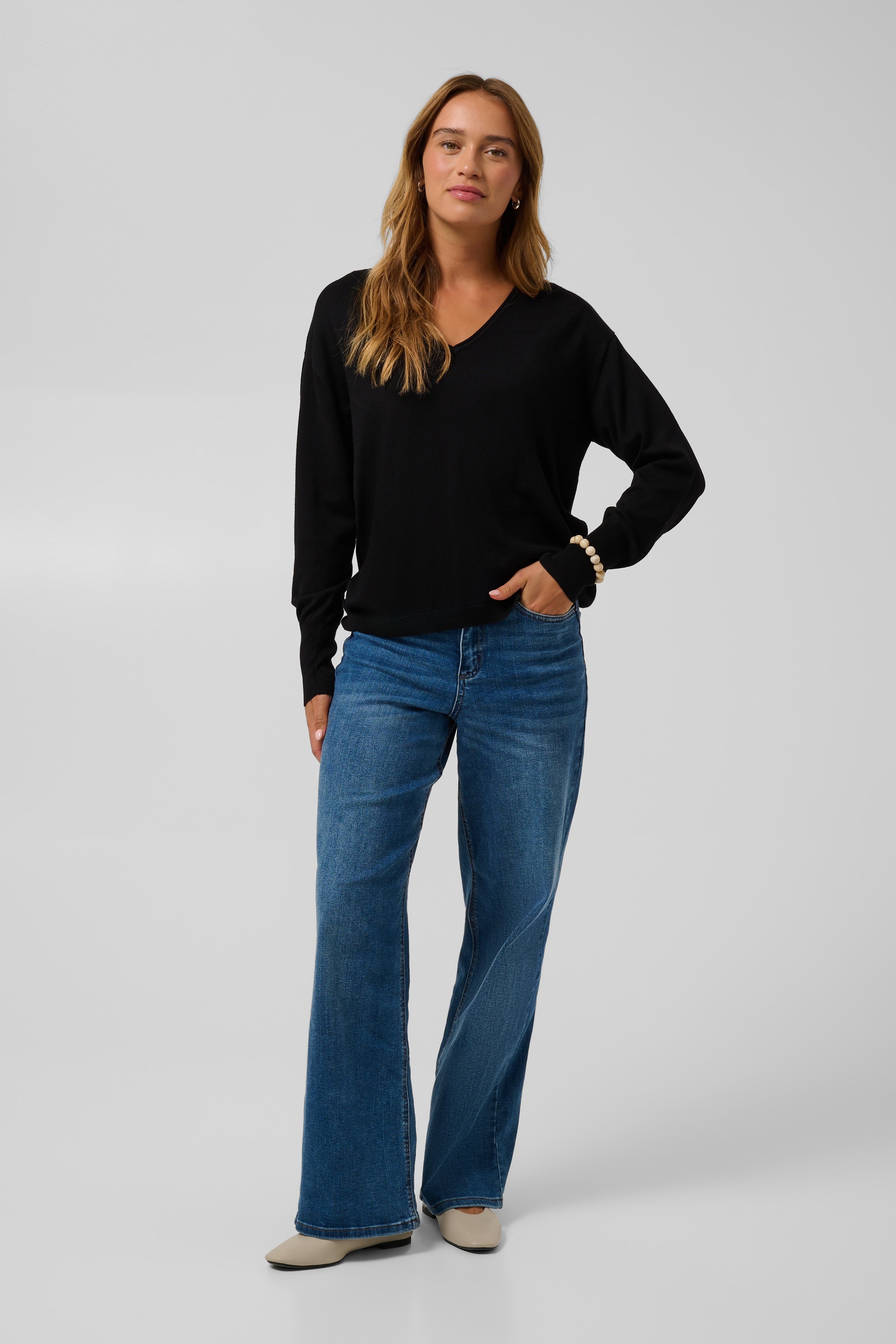 KALizza Mai Pullover - Deep Black-Casual Tops- Hometown Style HTS, women's in store and online boutique located in Ingersoll, Ontario