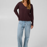 KALizza Mai Pullover - Fudge-Casual Tops- Hometown Style HTS, women's in store and online boutique located in Ingersoll, Ontario