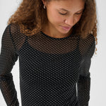 Miranda T-Shirt-Black-Blouses- Hometown Style HTS, women's in store and online boutique located in Ingersoll, Ontario