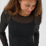 Miranda T-Shirt-Black-Blouses- Hometown Style HTS, women's in store and online boutique located in Ingersoll, Ontario