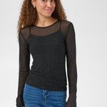 Miranda T-Shirt-Black-Blouses- Hometown Style HTS, women's in store and online boutique located in Ingersoll, Ontario