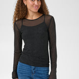 Miranda T-Shirt-Black-Blouses- Hometown Style HTS, women's in store and online boutique located in Ingersoll, Ontario