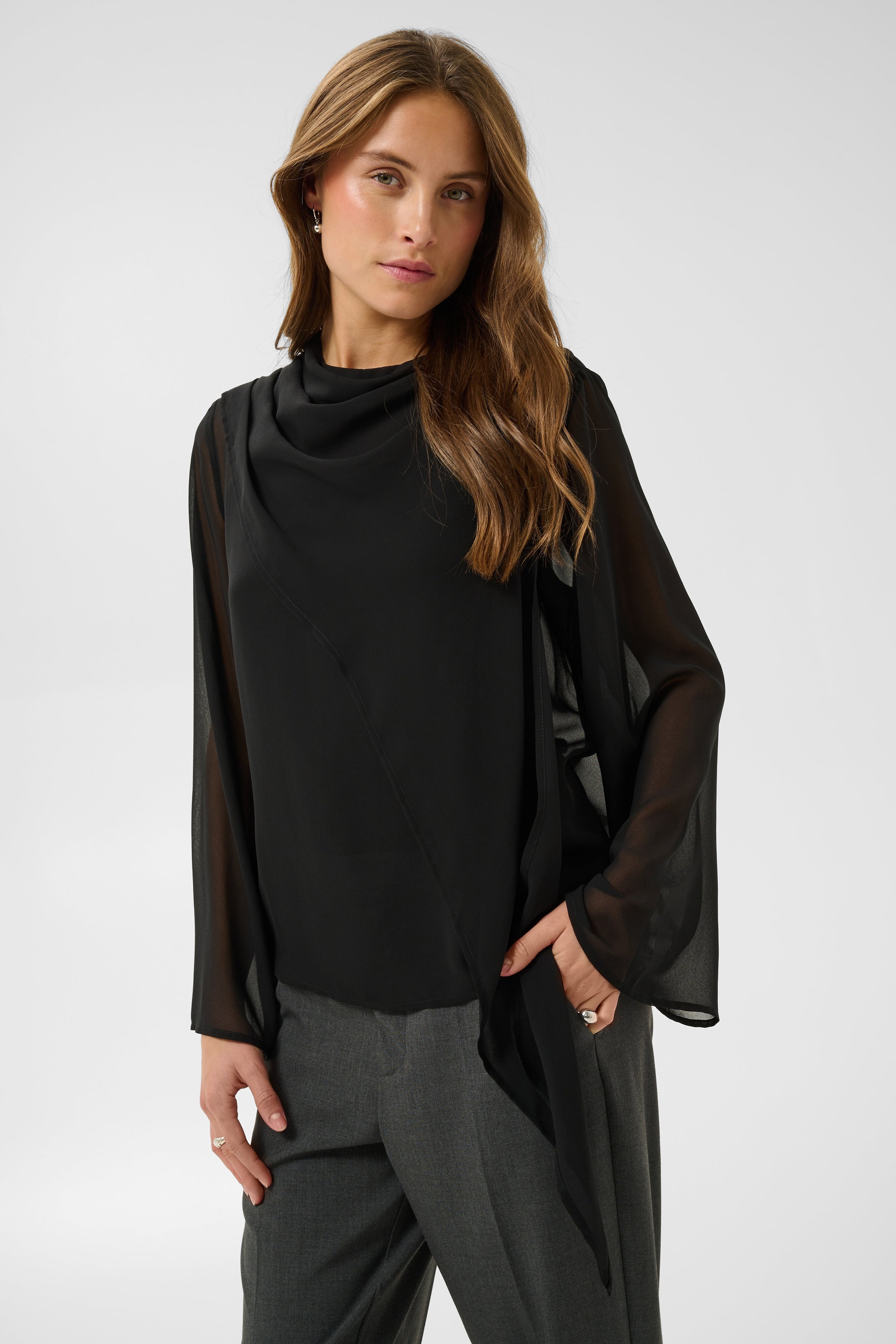 KAeloise Blouse - Black-Blouses- Hometown Style HTS, women's in store and online boutique located in Ingersoll, Ontario