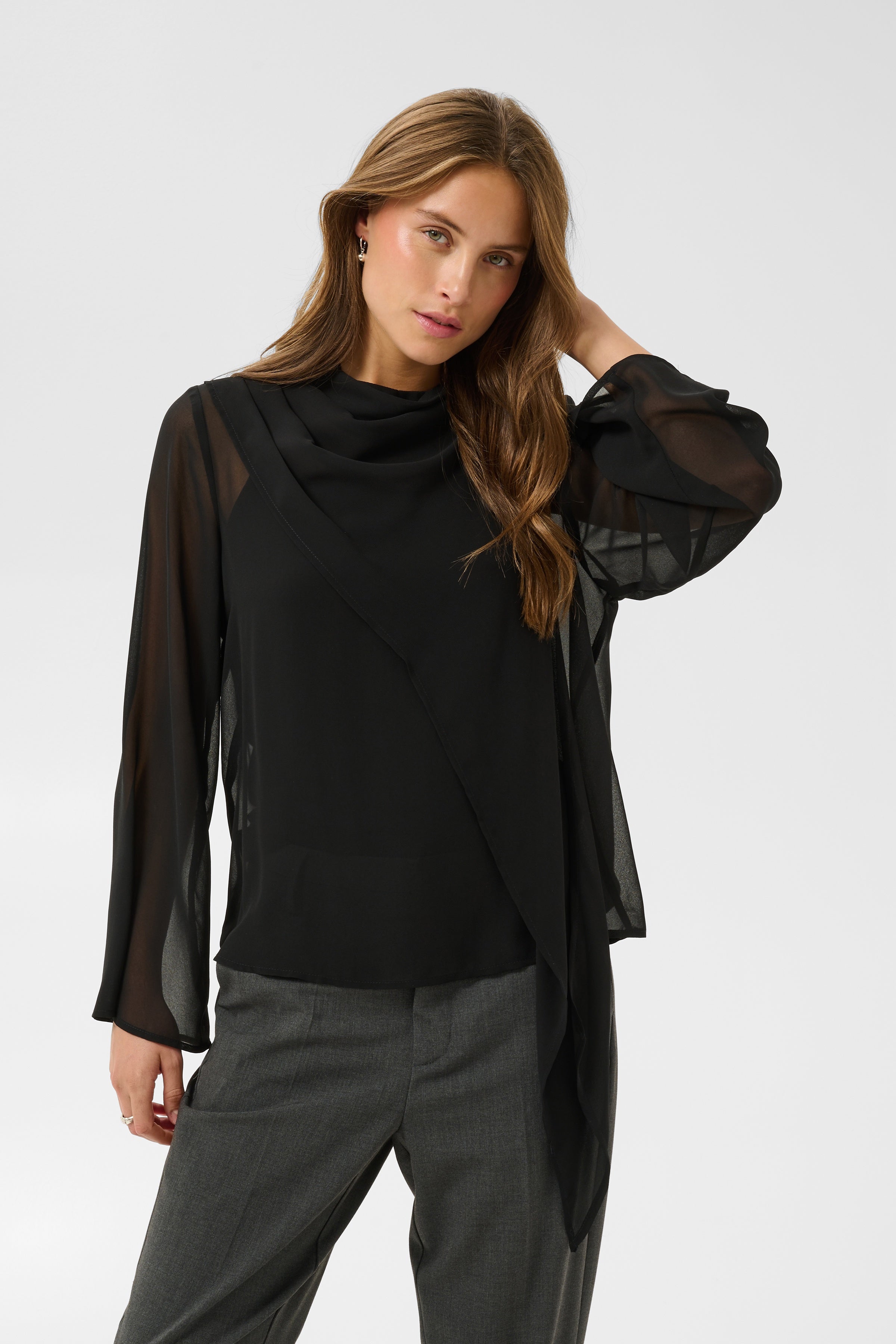 KAeloise Blouse - Black-Blouses- Hometown Style HTS, women's in store and online boutique located in Ingersoll, Ontario
