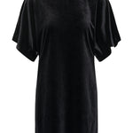 Kelly Wing SL Dress - Black-Special Occasion Dresses- Hometown Style HTS, women's in store and online boutique located in Ingersoll, Ontario