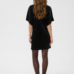 Kelly Wing SL Dress - Black-Special Occasion Dresses- Hometown Style HTS, women's in store and online boutique located in Ingersoll, Ontario