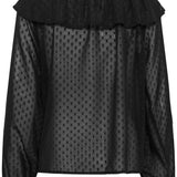 Reema Blouse - Black-Blouses- Hometown Style HTS, women's in store and online boutique located in Ingersoll, Ontario