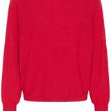 Lizza Batwing Pullover - Crimson-Casual Tops- Hometown Style HTS, women's in store and online boutique located in Ingersoll, Ontario