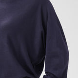 Lizza Batwing Pullover - Graphite-Casual Tops- Hometown Style HTS, women's in store and online boutique located in Ingersoll, Ontario