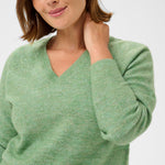 Niel V Neck Pullover - Sea Spray-Sweater- Hometown Style HTS, women's in store and online boutique located in Ingersoll, Ontario