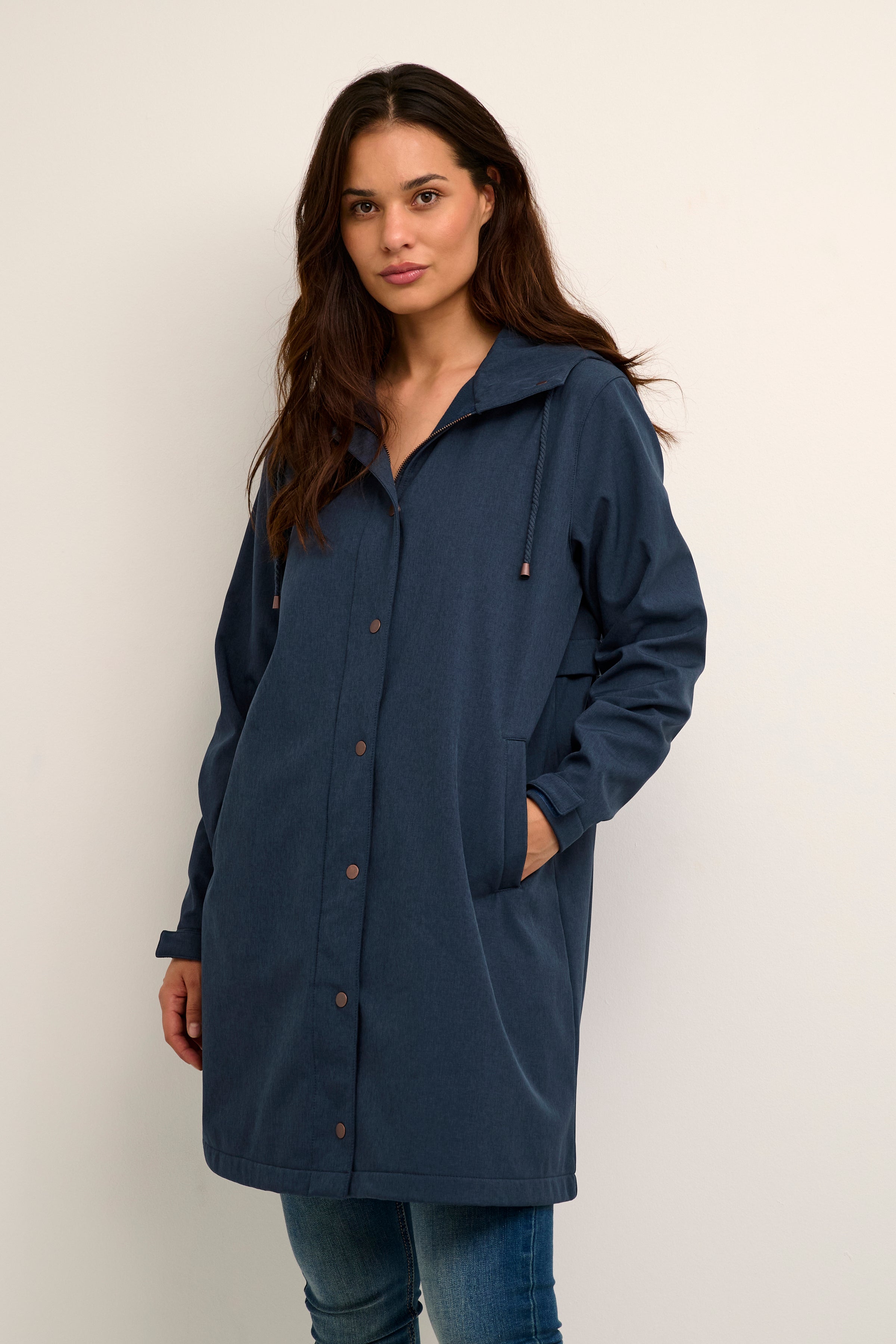 CRAlia Softshell Jacket - Navy-jacket- Hometown Style HTS, women's in store and online boutique located in Ingersoll, Ontario