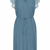 CRNola Lace Dress - Blue Haven-Special Occasion Dress- Hometown Style HTS, women's in store and online boutique located in Ingersoll, Ontario