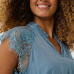 CRNola Lace Dress - Blue Haven-Special Occasion Dress- Hometown Style HTS, women's in store and online boutique located in Ingersoll, Ontario