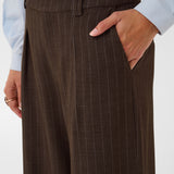 CRTingle Pant - Java Pinstripe-Bottoms- Hometown Style HTS, women's in store and online boutique located in Ingersoll, Ontario