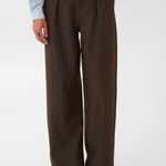 CRTingle Pant - Java Pinstripe-Bottoms- Hometown Style HTS, women's in store and online boutique located in Ingersoll, Ontario